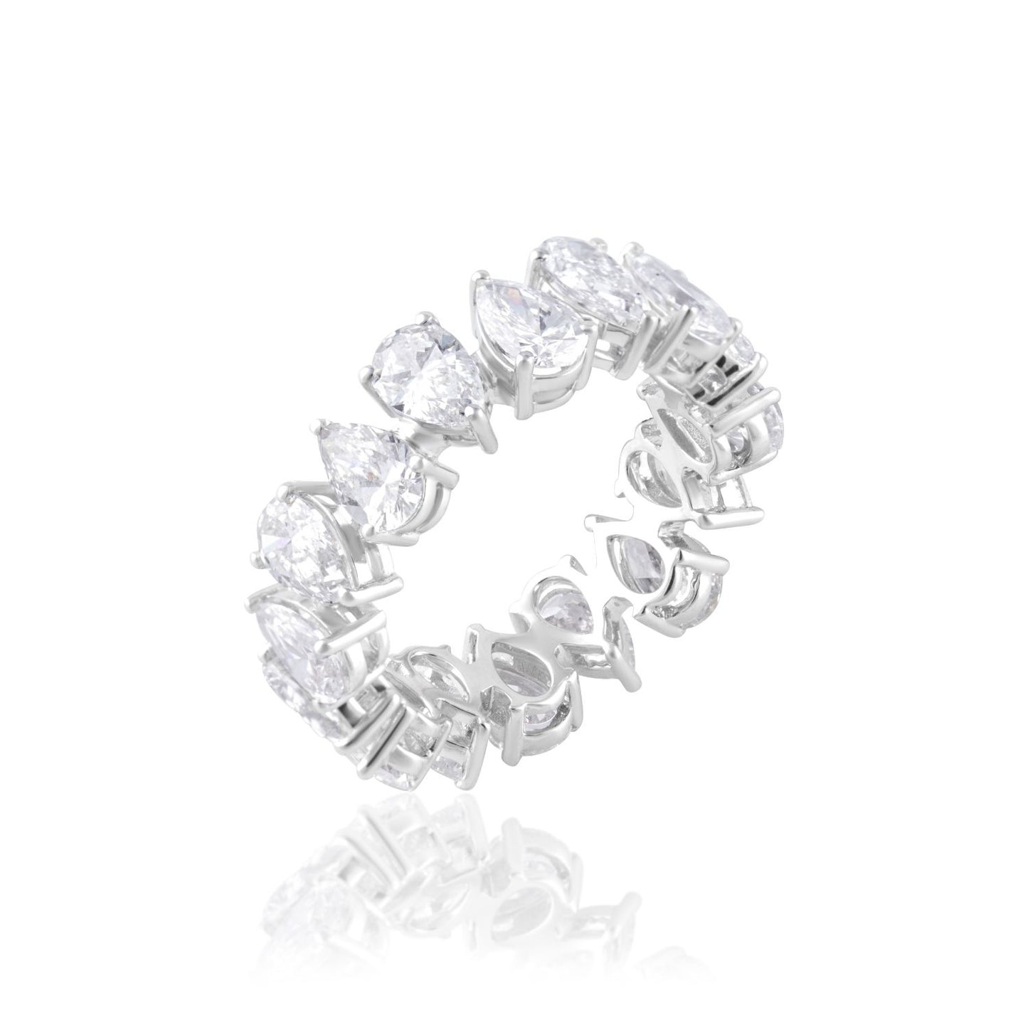 Pear Shaped Eternity Band