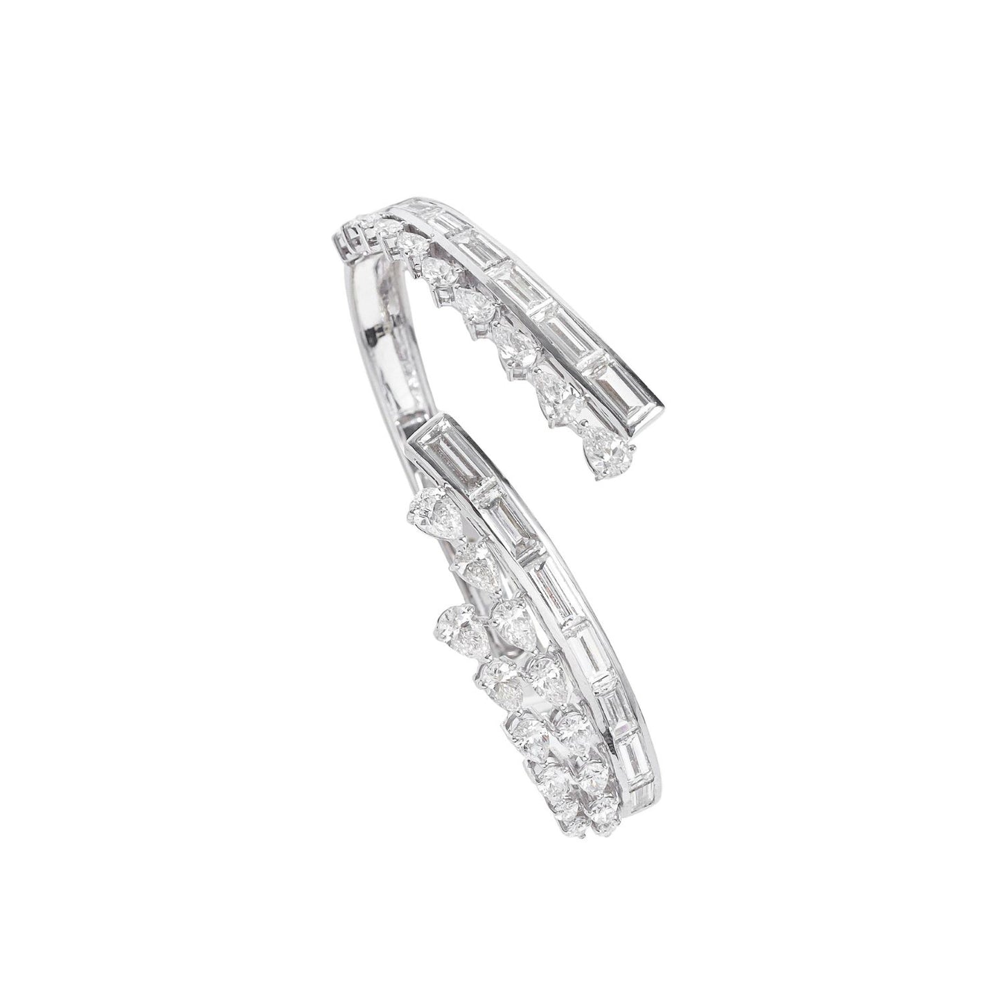 Riviera Pear and Baguette Bracelet