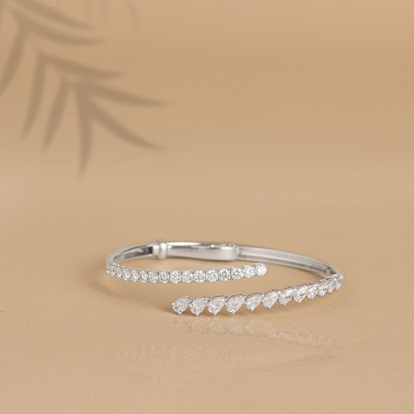 Amara Pear and Round Cut Bracelet