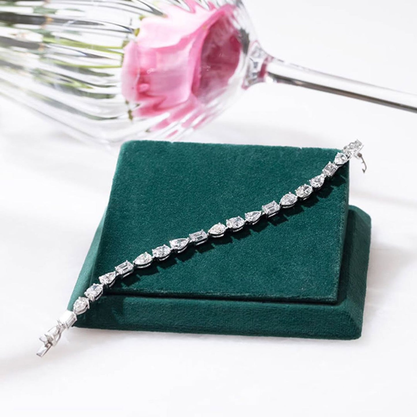 Fancy Shape Tennis Bracelet
