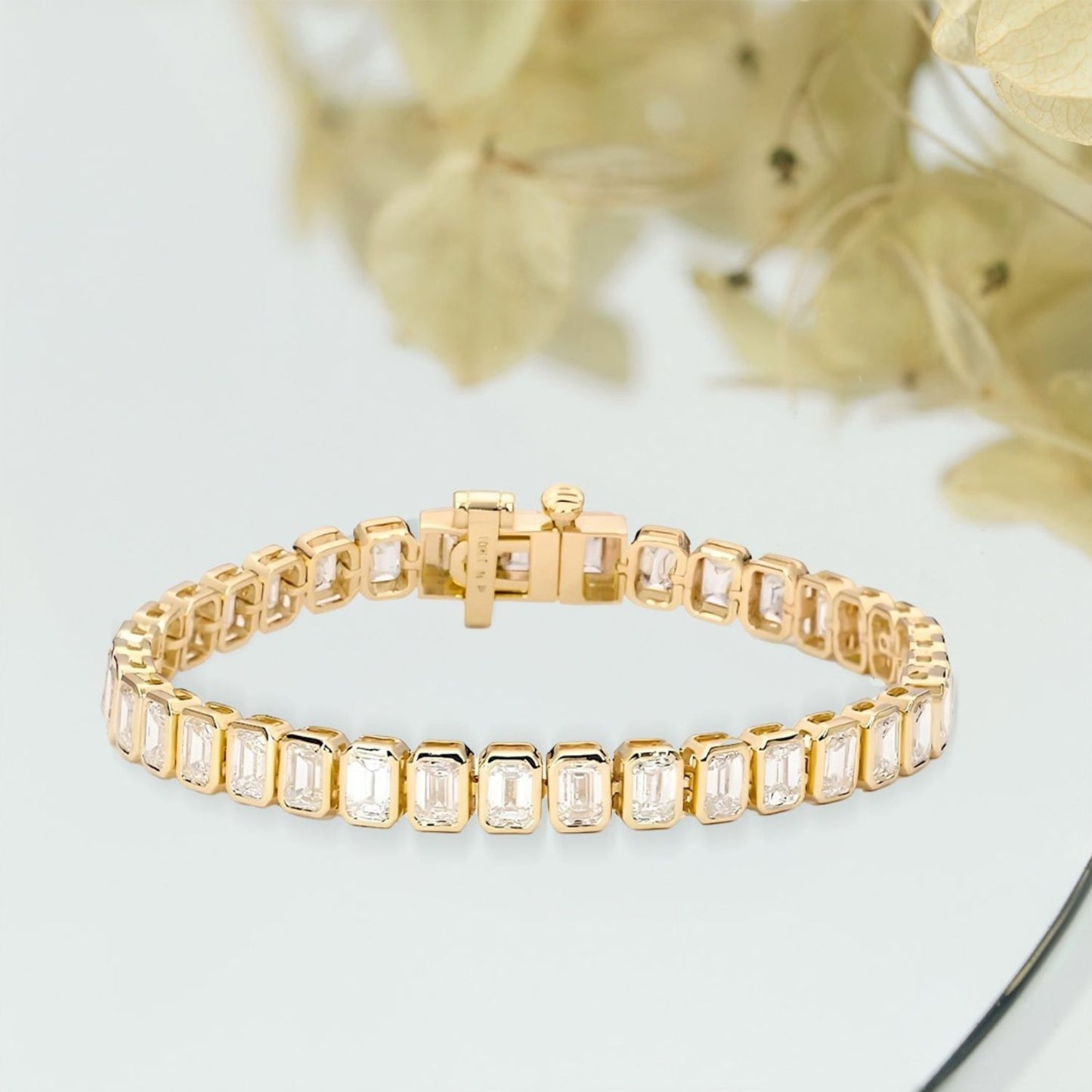 Emerald Cut Tennis Bracelet