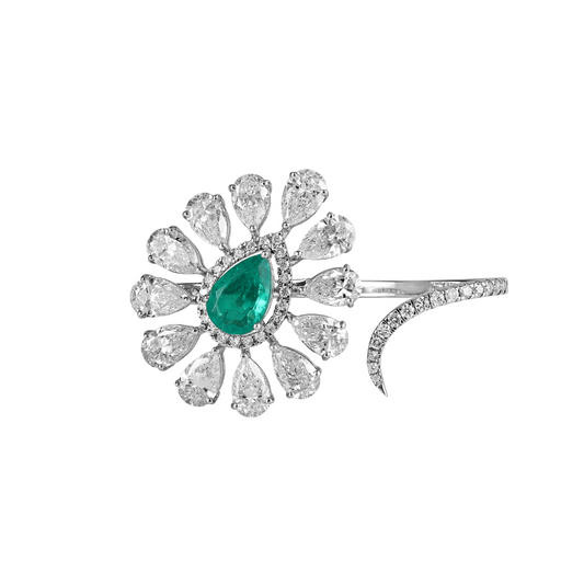 Jade Fleur Ring