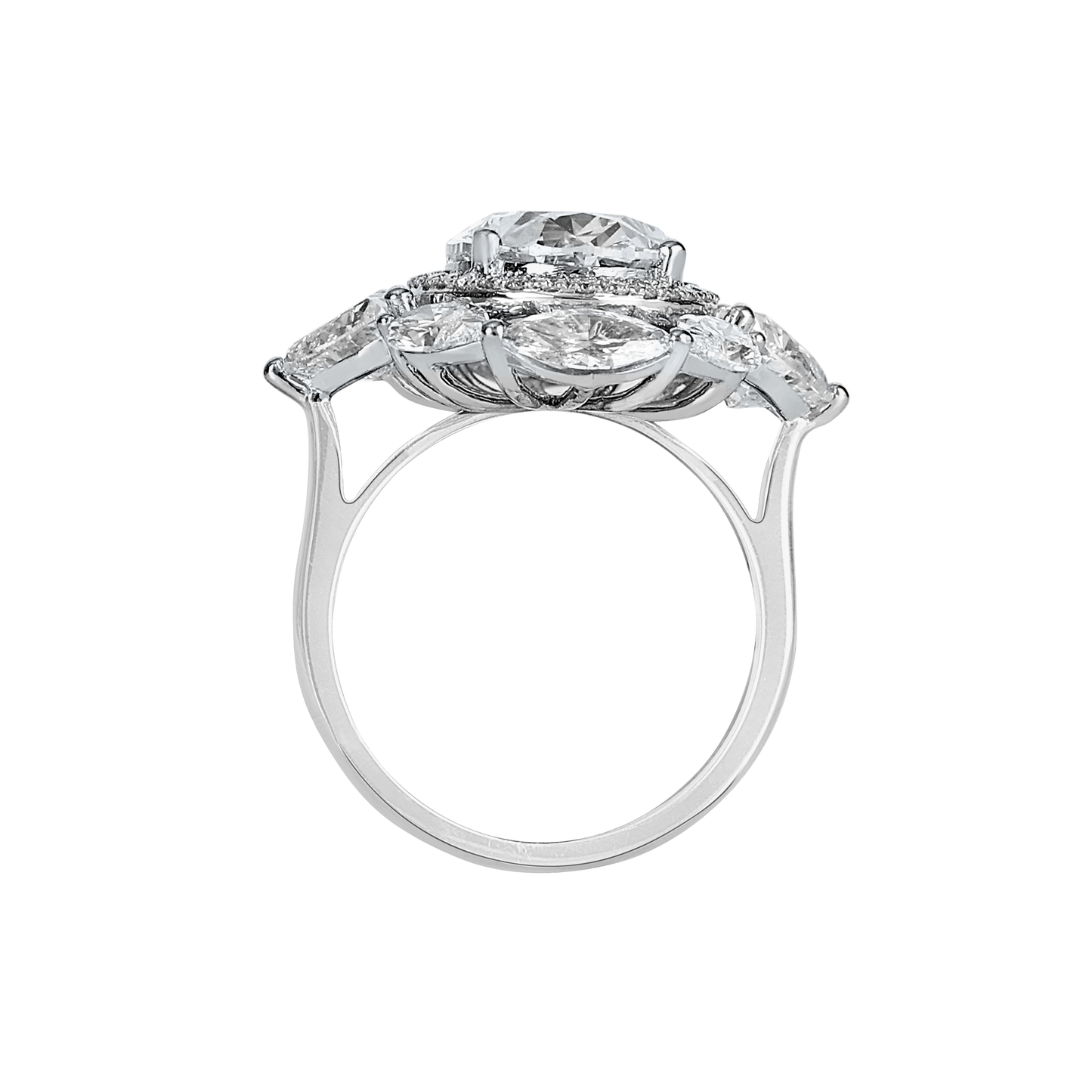 Victorian Oval Solitaire Ring