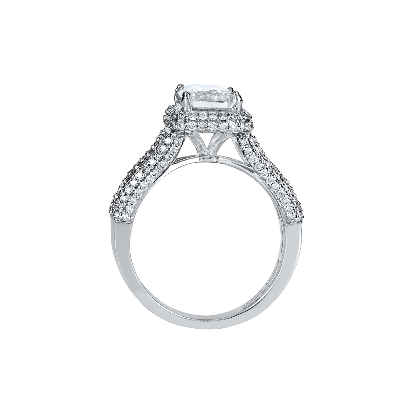 Vintage Emerald Solitaire Ring