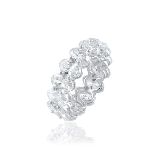 Oval Cut Eternity Band