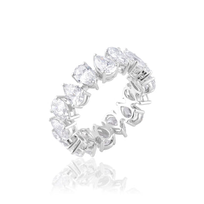 Pear Shaped Eternity Band