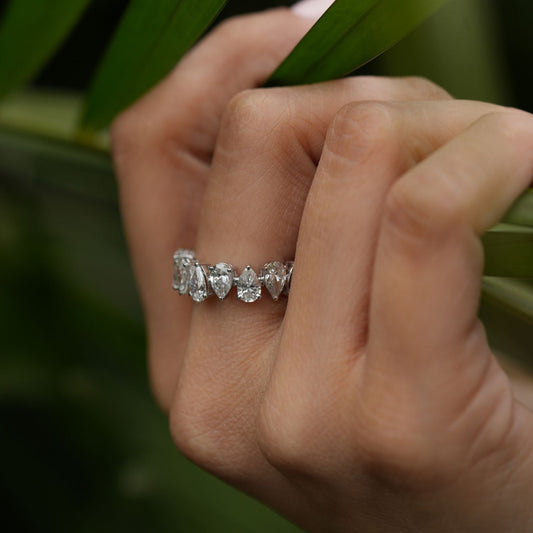 Pear Shaped Eternity Band