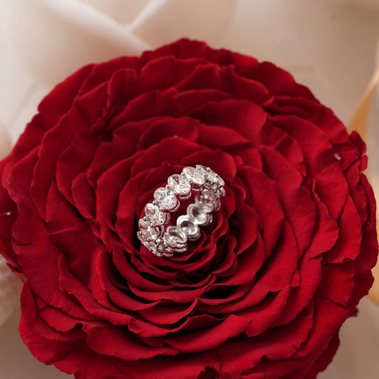 Oval Cut Eternity Band