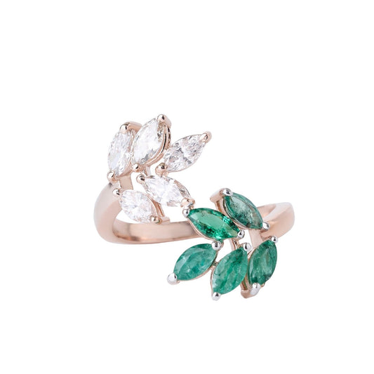 Palm Rosé Ring