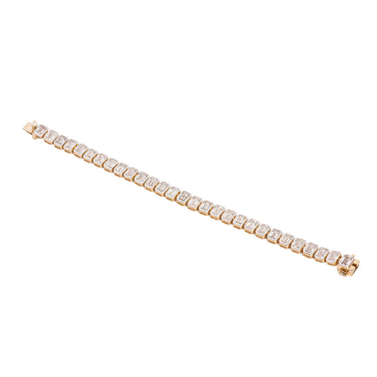 Emerald Cut Tennis Bracelet