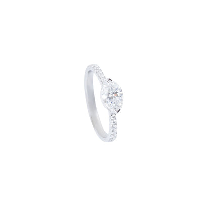 Marquise Solitaire Ring
