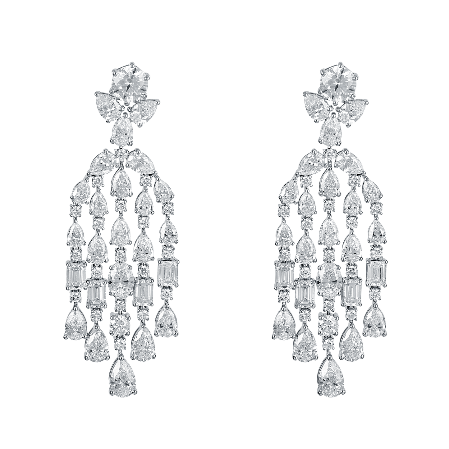 Dazzling Cascade Earrings