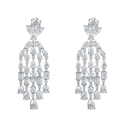 Dazzling Cascade Earrings