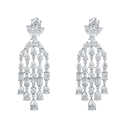 Dazzling Cascade Earrings