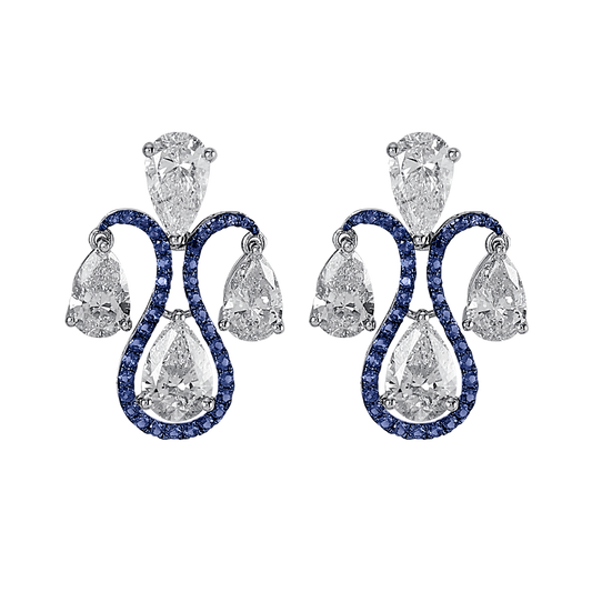 Eclat Bleu Earrings