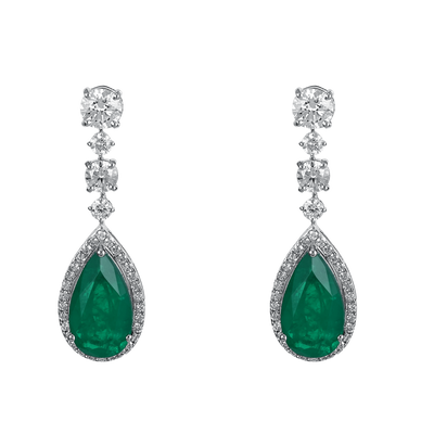 Emerald Glow Earrings