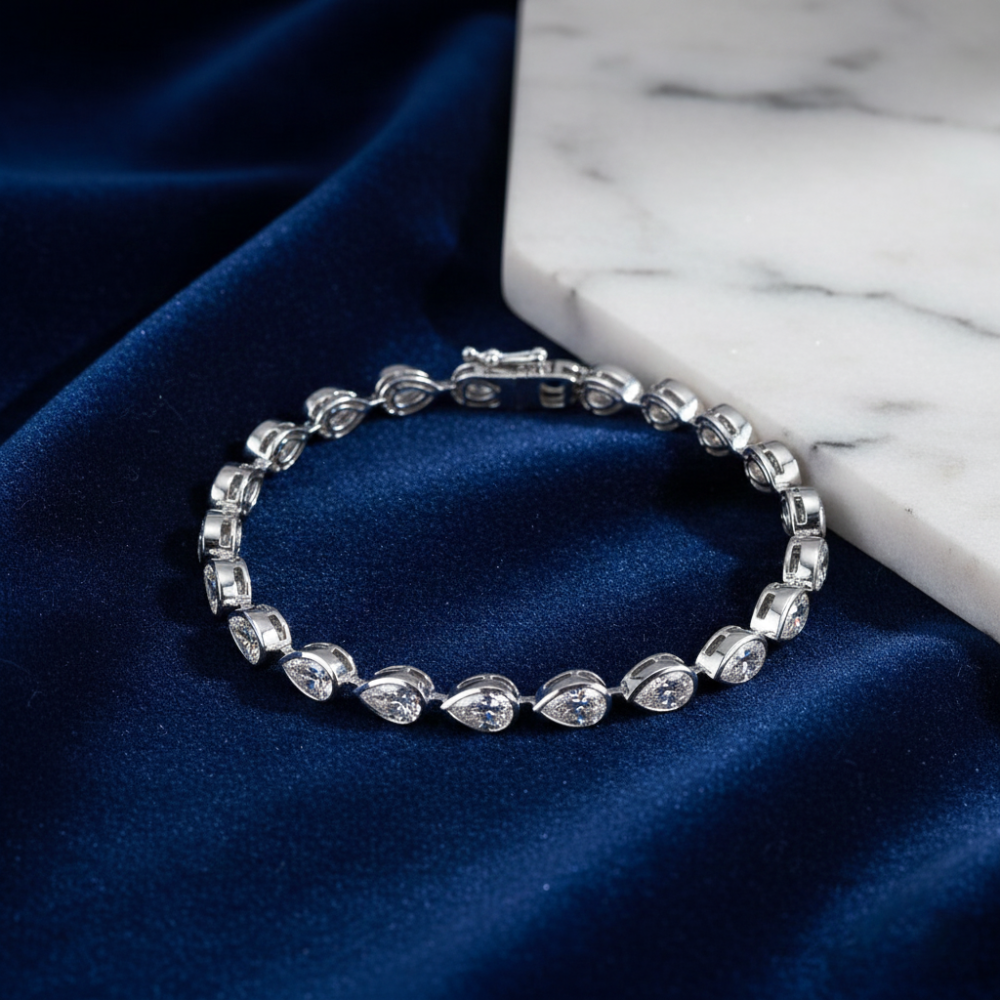 Raindrop Tennis Bracelet