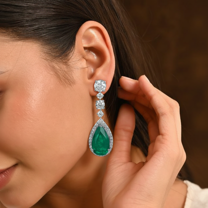 Emerald Glow Earrings