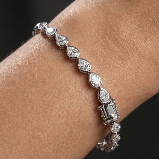 Raindrop Tennis Bracelet
