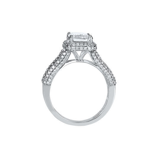 Vintage Emerald Solitaire Ring