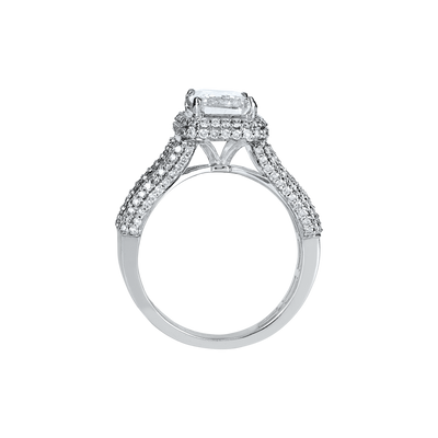 Vintage Emerald Solitaire Ring