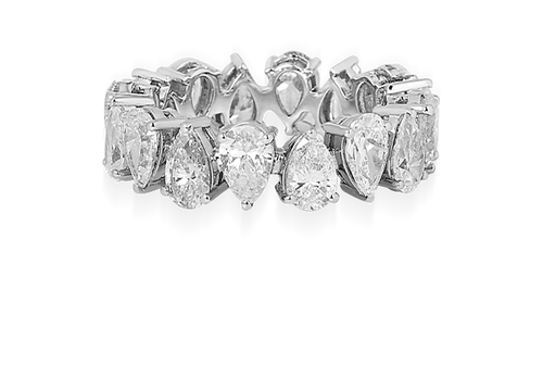 Pear Shaped Eternity Band