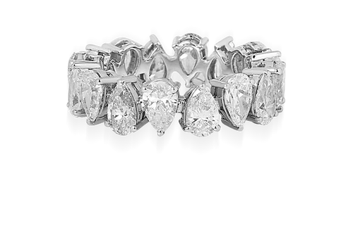 Pear Shaped Eternity Band